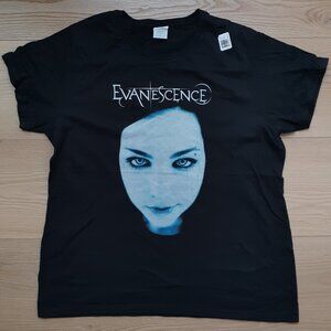 Evanescence - Fallen Cover Amy Lee - New Women's XL Black T-Shirt